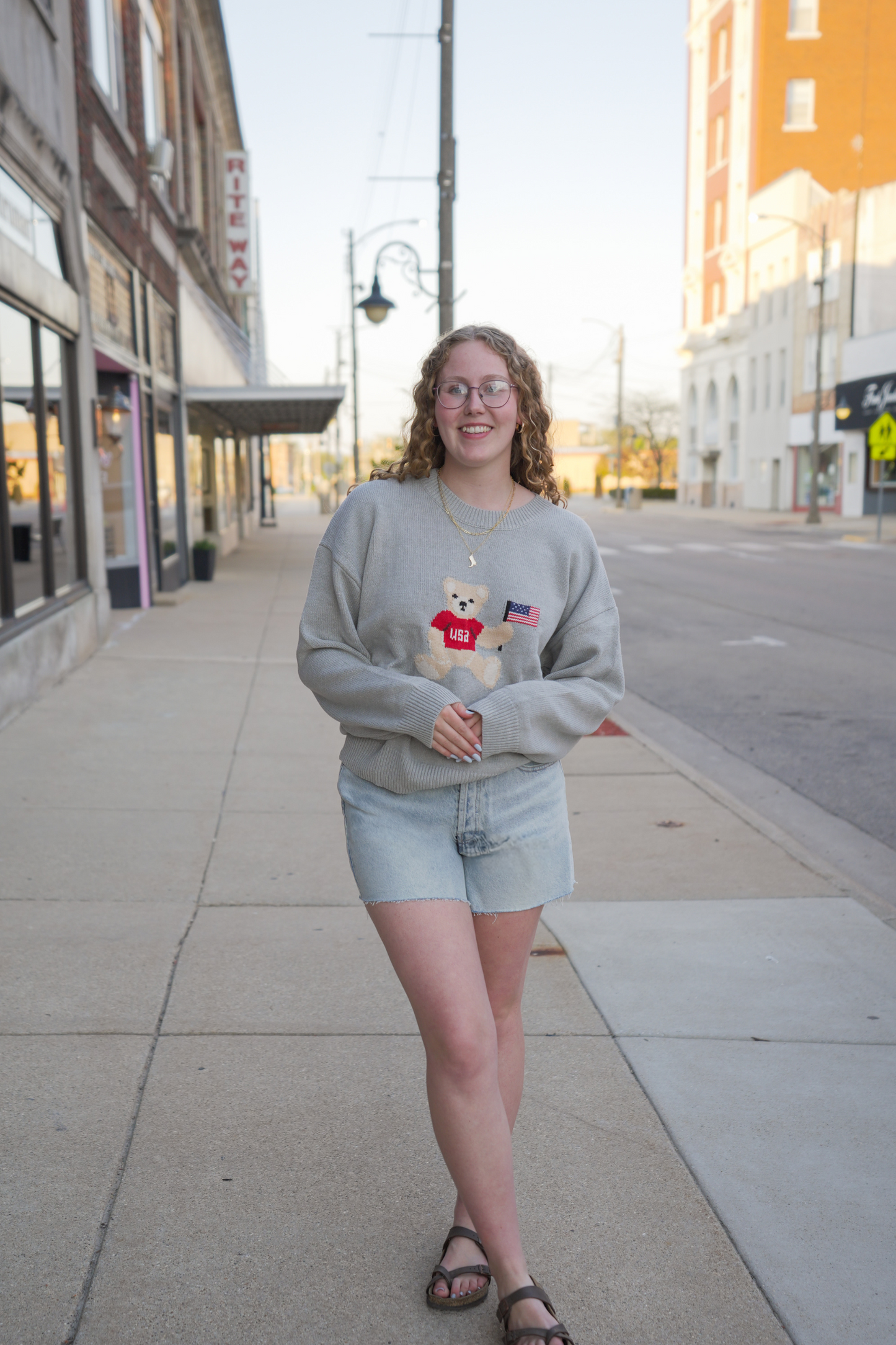 Teddy Bear Knit Sweater