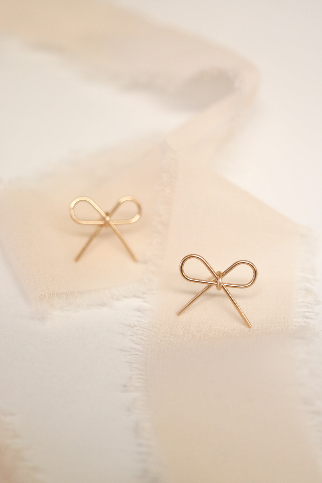 Minimalist Bow Earrings