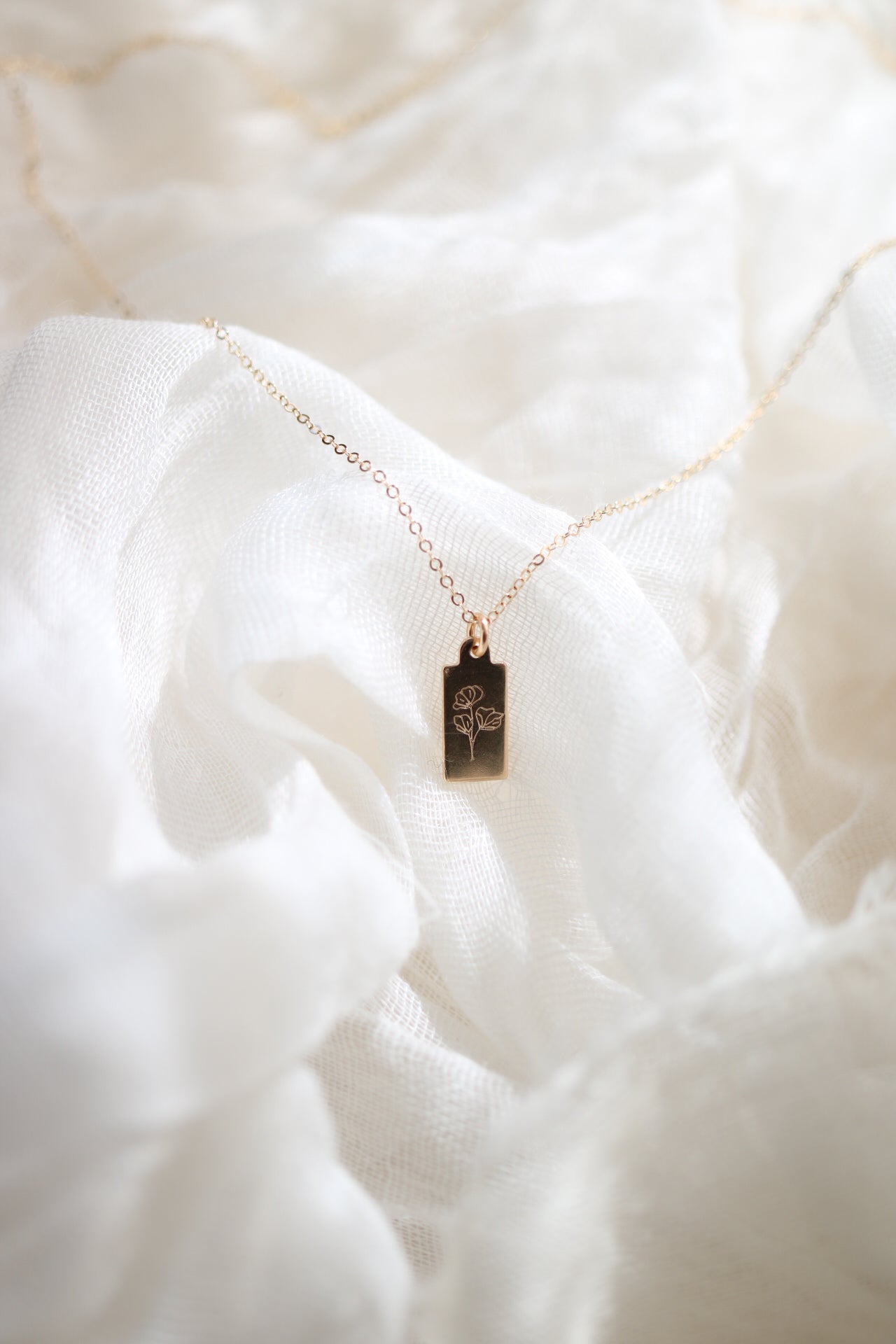 Birth Flower Necklace