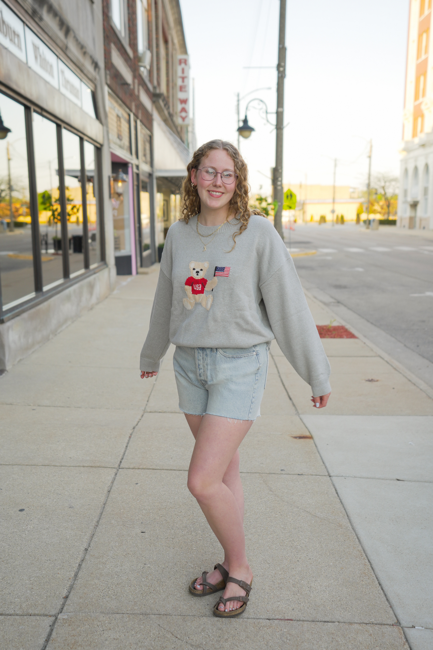 Teddy Bear Knit Sweater