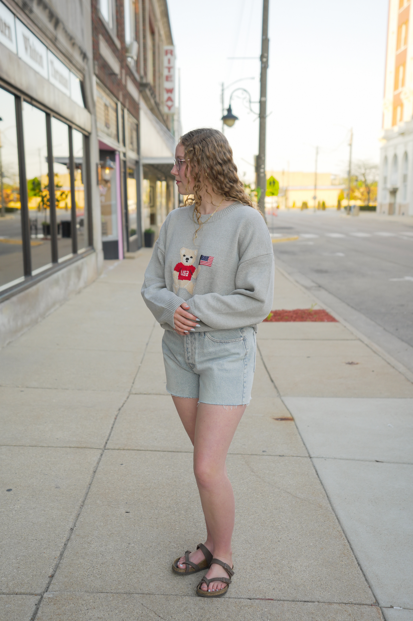 Teddy Bear Knit Sweater