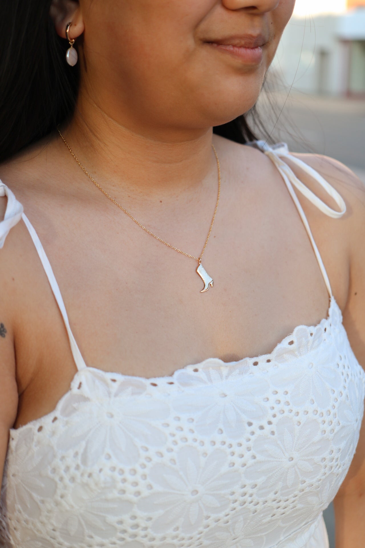 Cowboy Boot Necklace