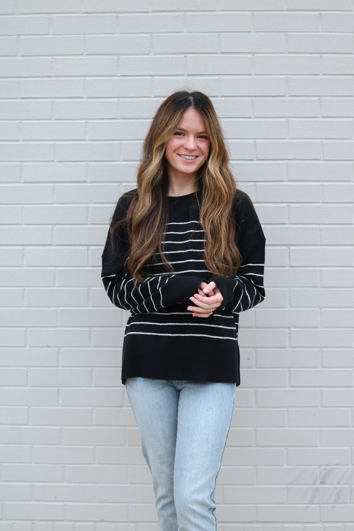 Ines Sweater: Black
