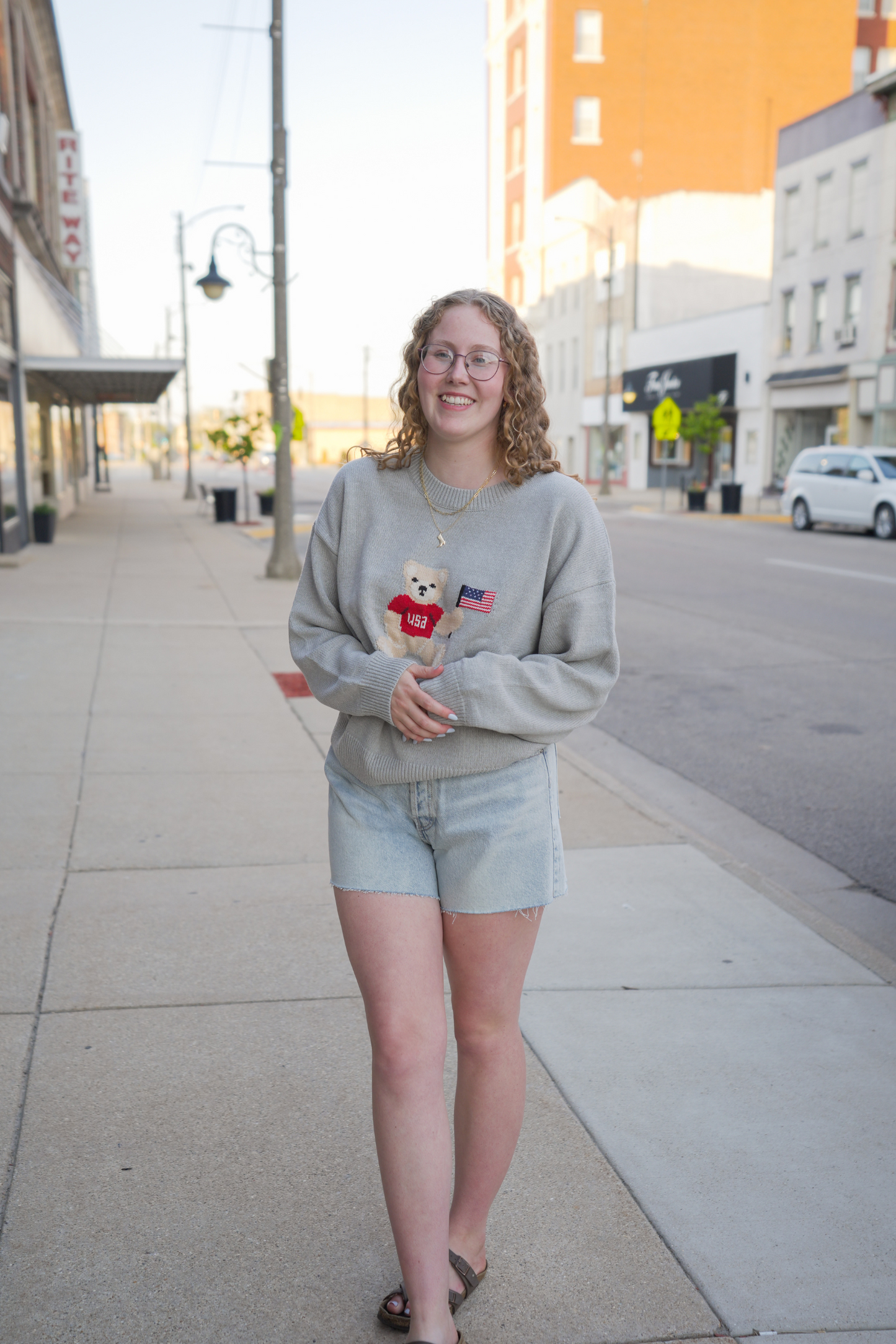 Teddy Bear Knit Sweater