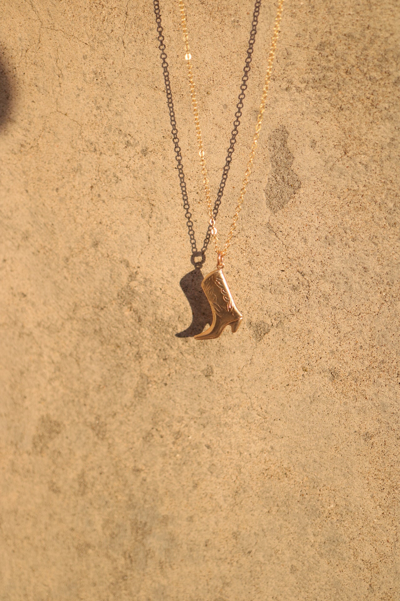 Cowboy Boot Necklace