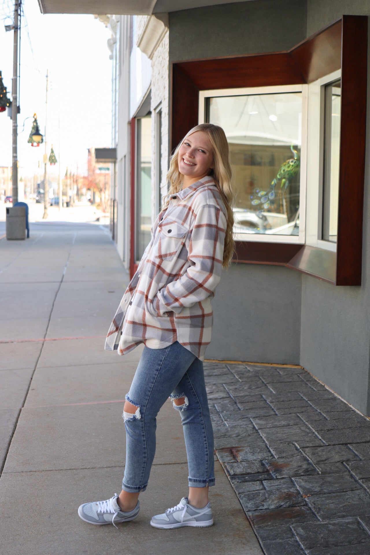 Tullis Jacket: Grey Copper