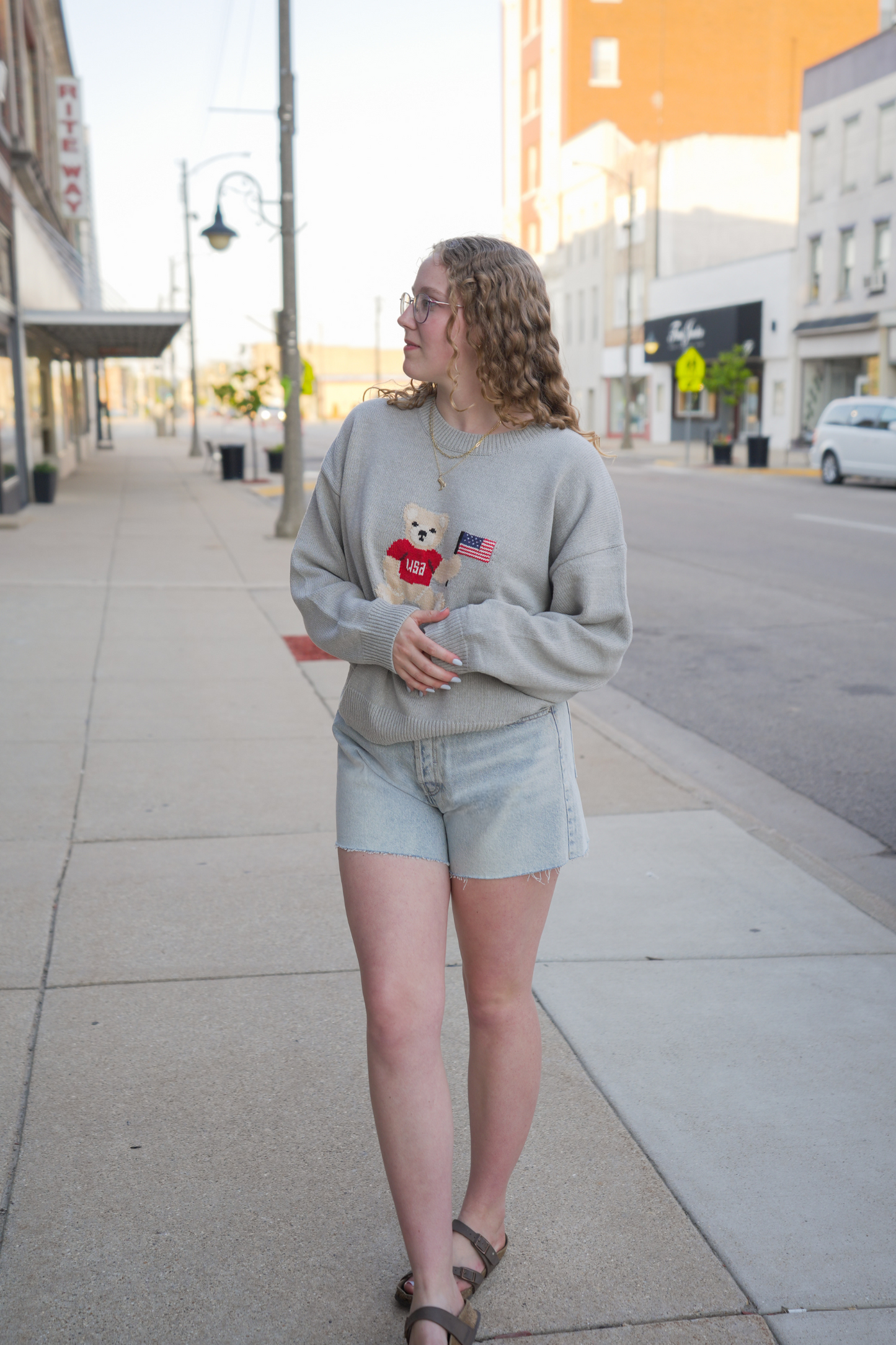Teddy Bear Knit Sweater