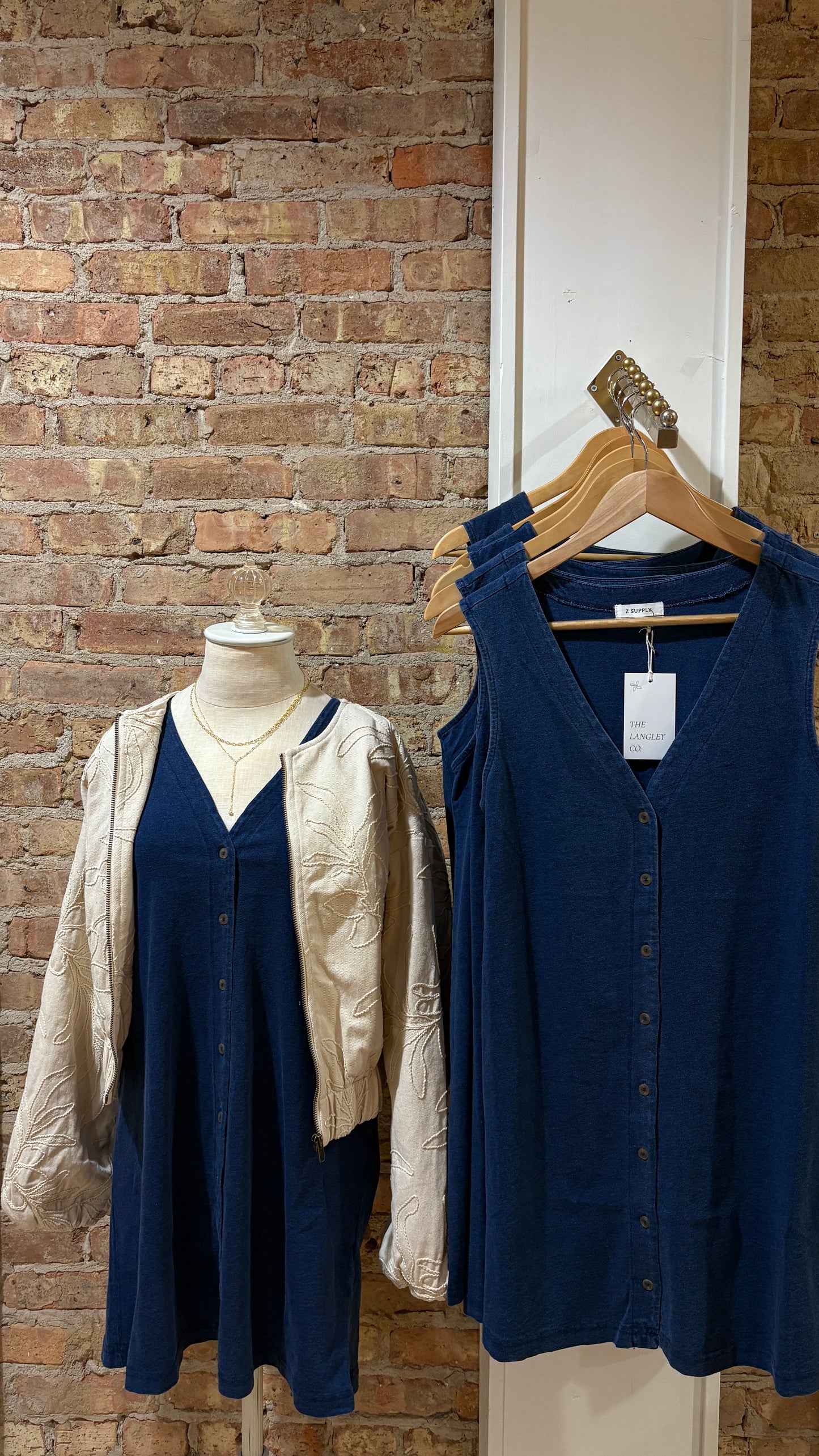 Solace Denim Mini Dress