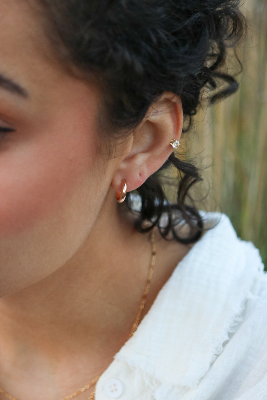 12mm Hoop Earrings