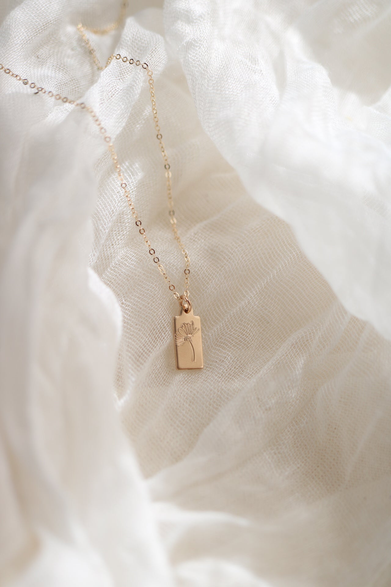 Birth Flower Necklace