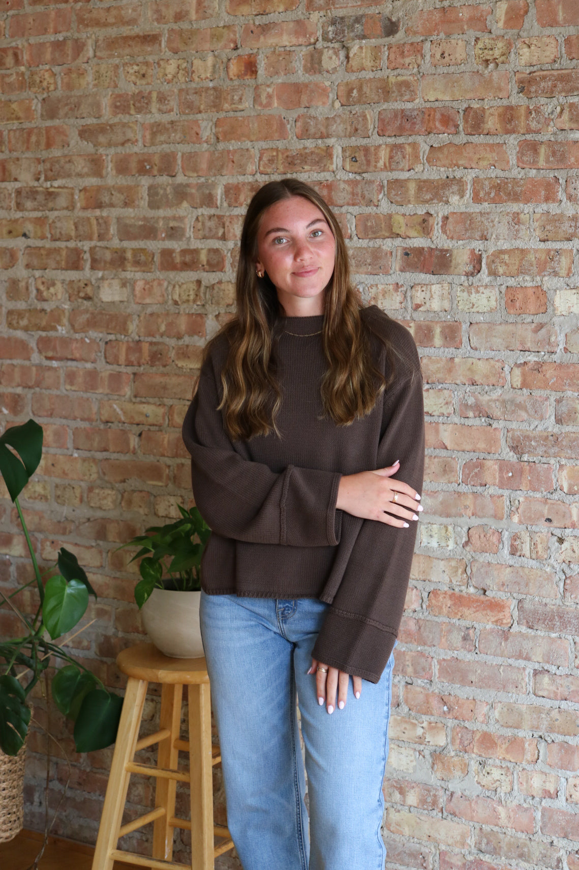 Harvest Sweater: Brown