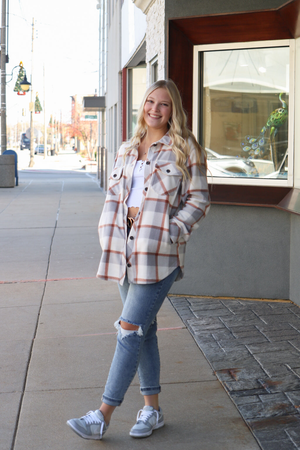 Tullis Jacket: Grey Copper