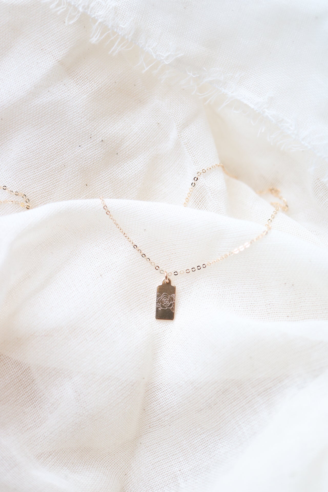 Birth Flower Necklace