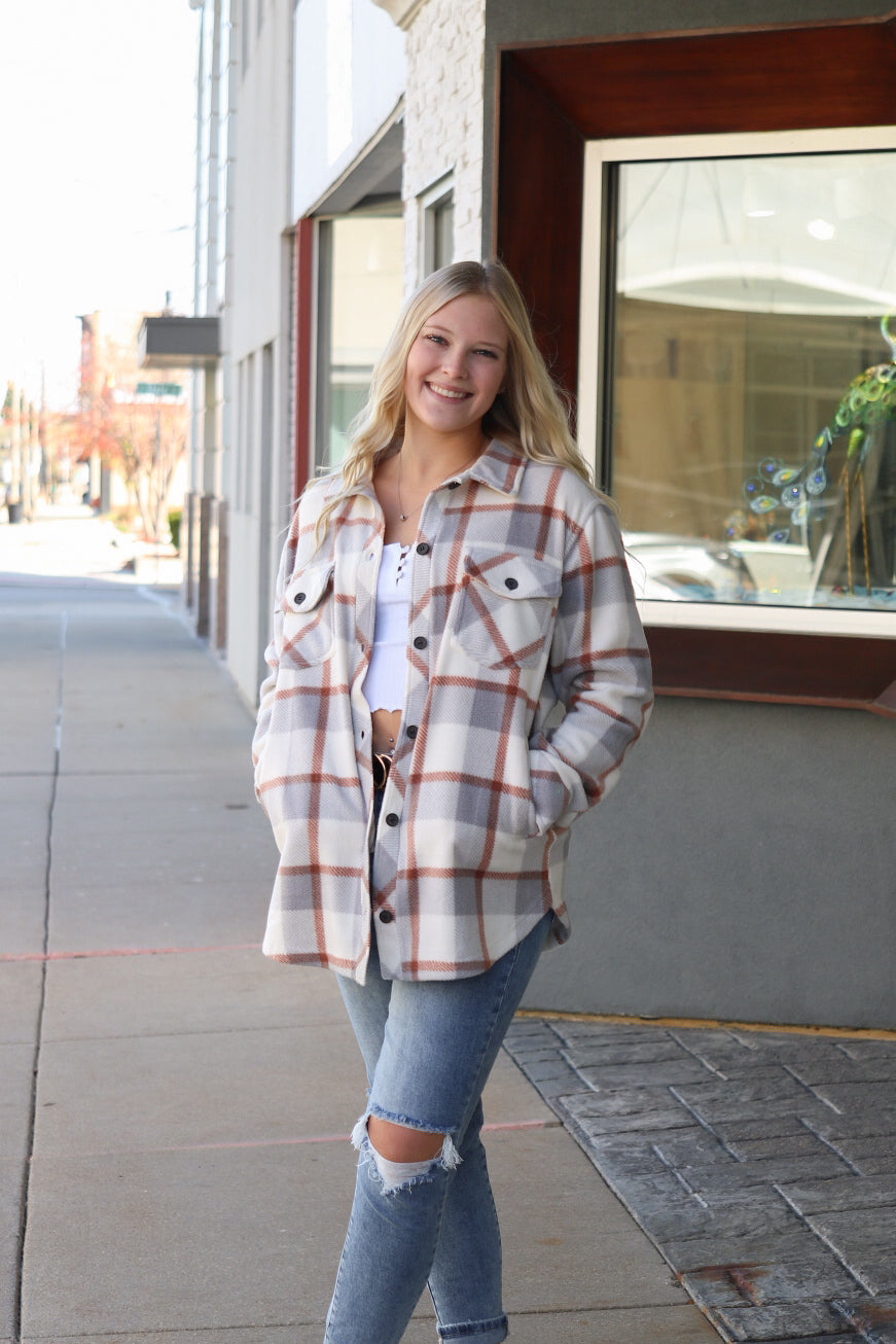 Tullis Jacket: Grey Copper