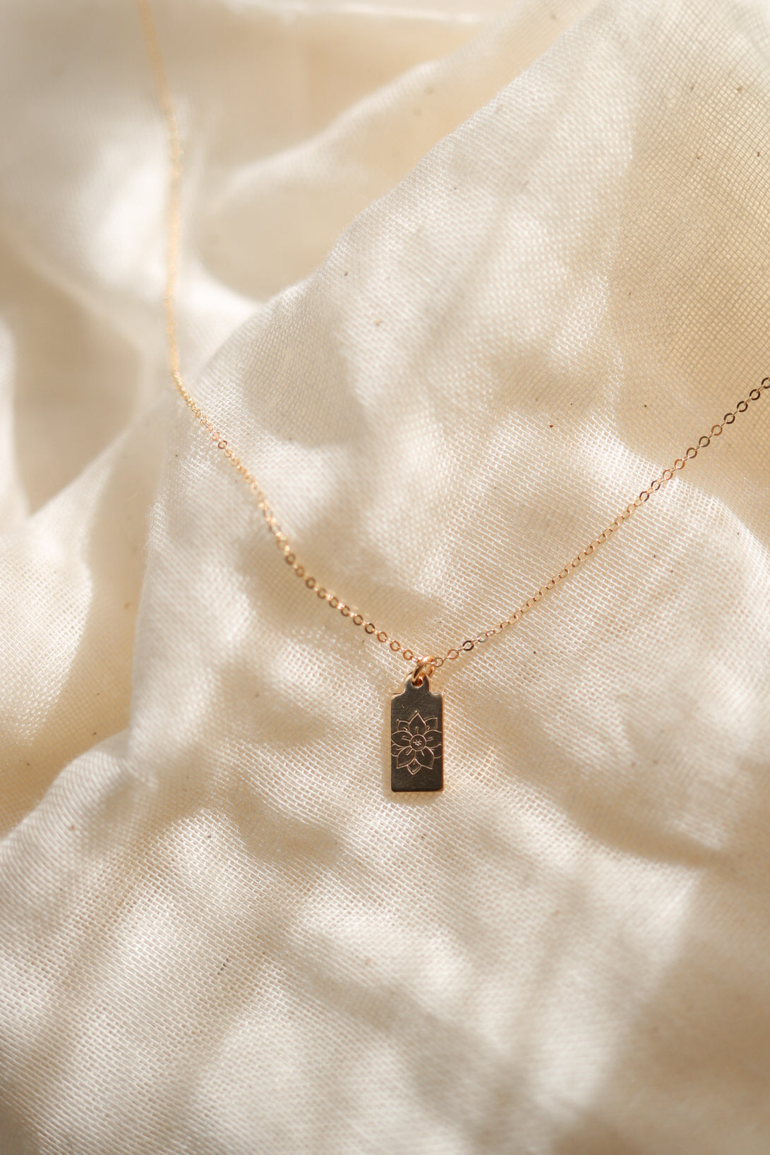 Birth Flower Necklace