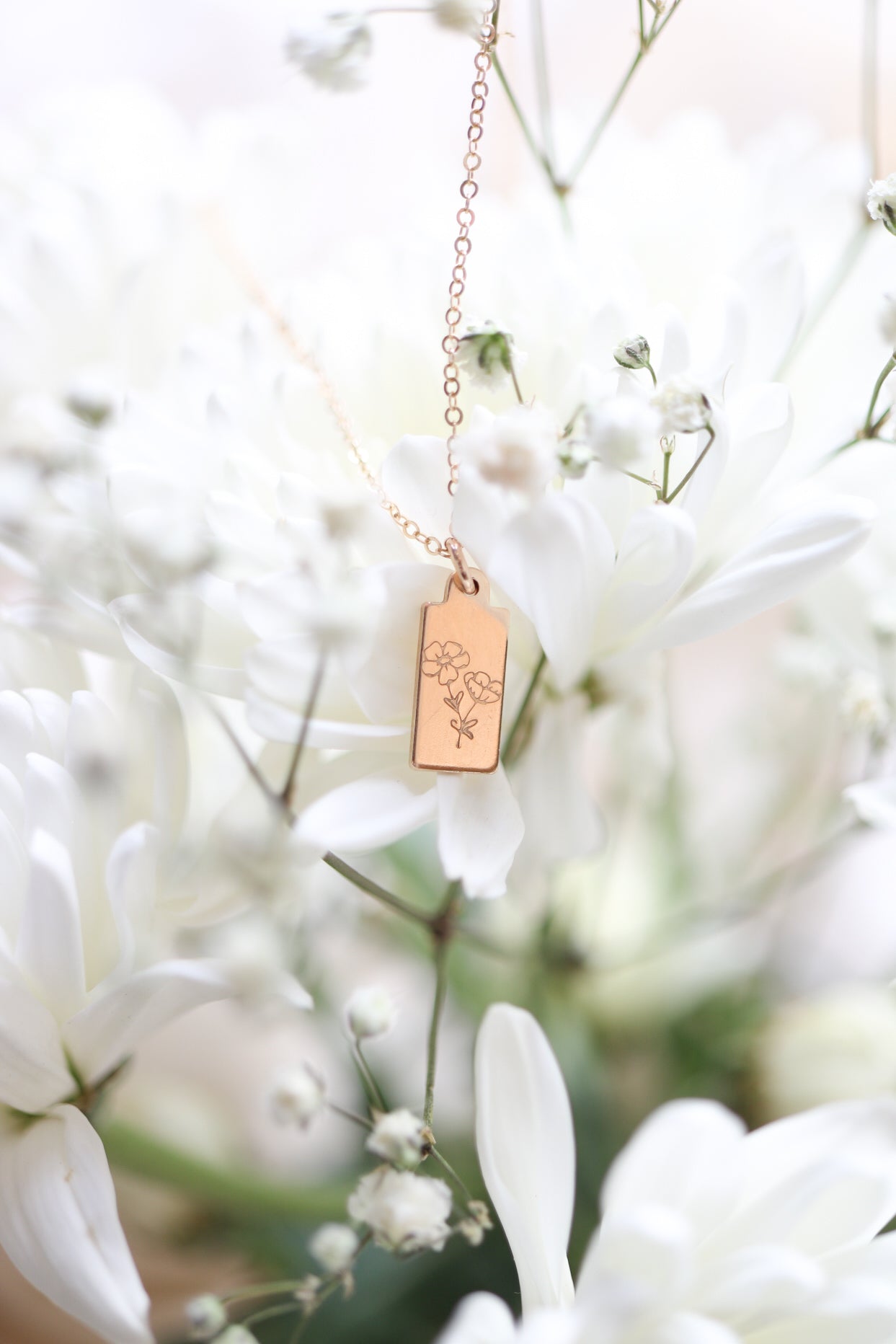 Birth Flower Necklace