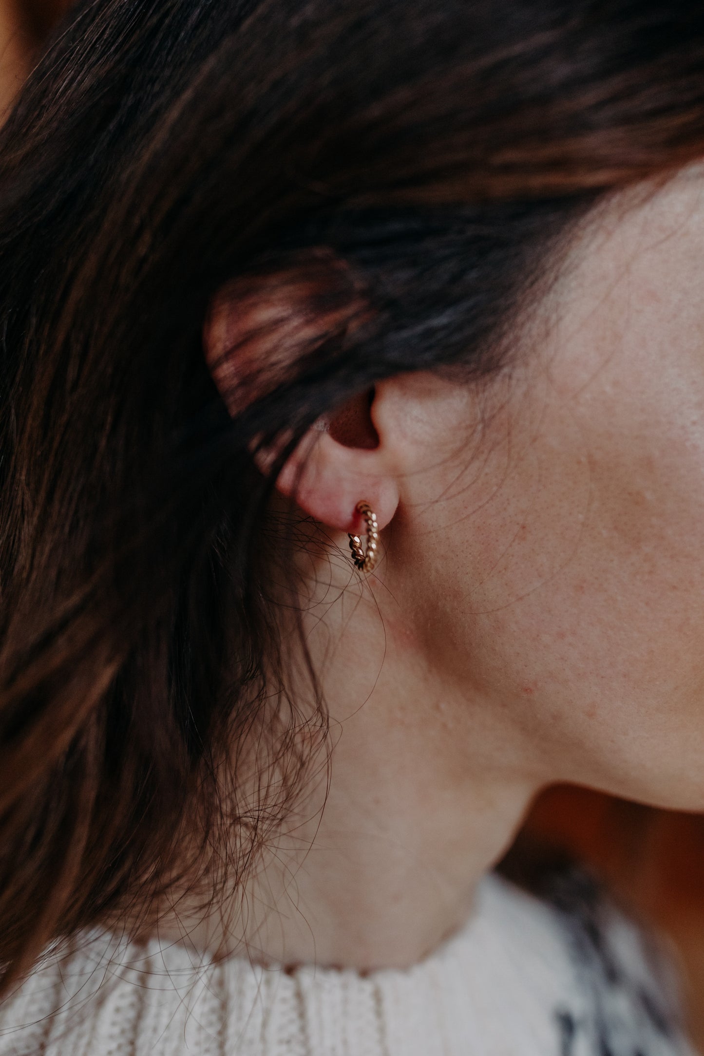 Thick Twisted Hoops
