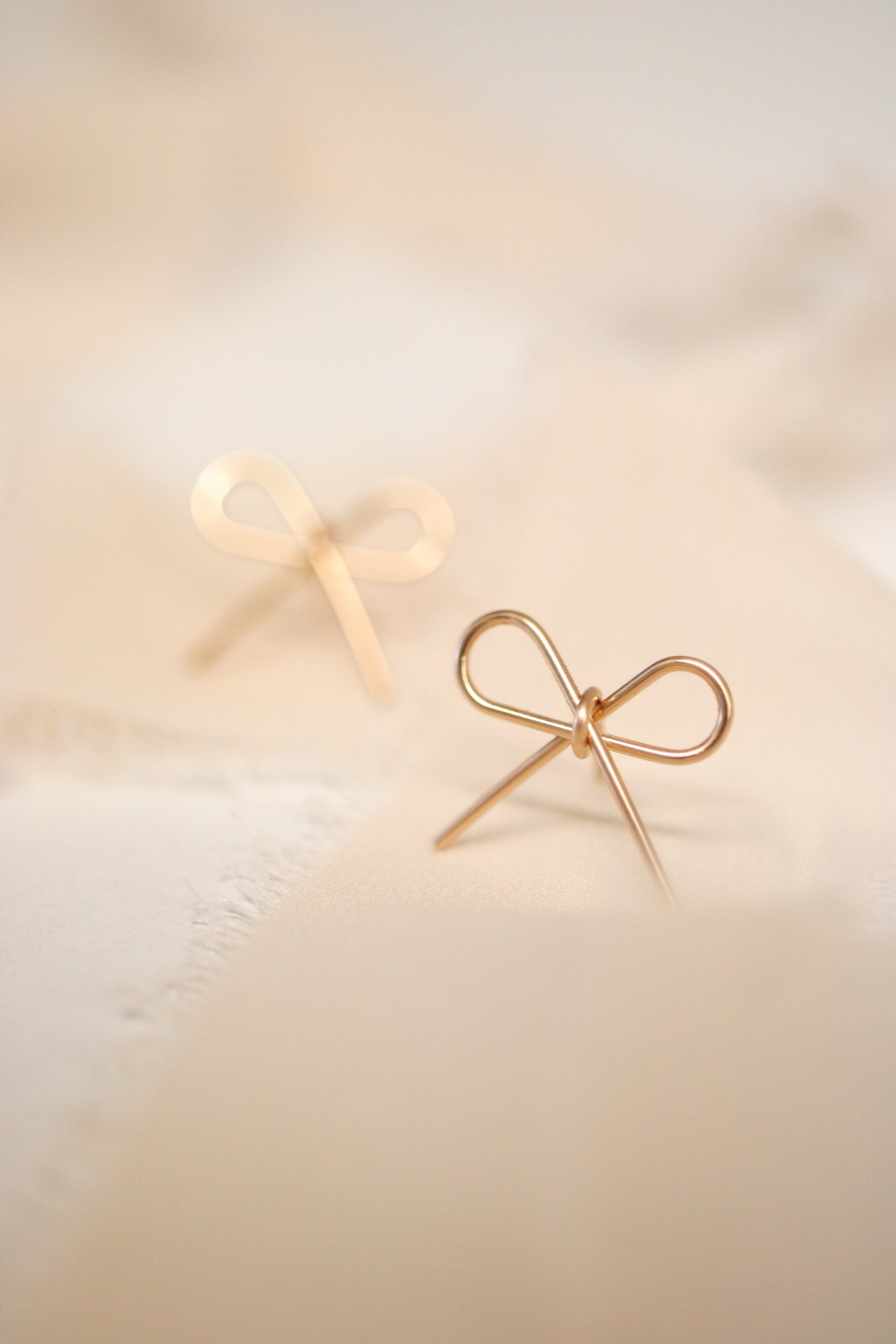 Minimalist Bow Earrings