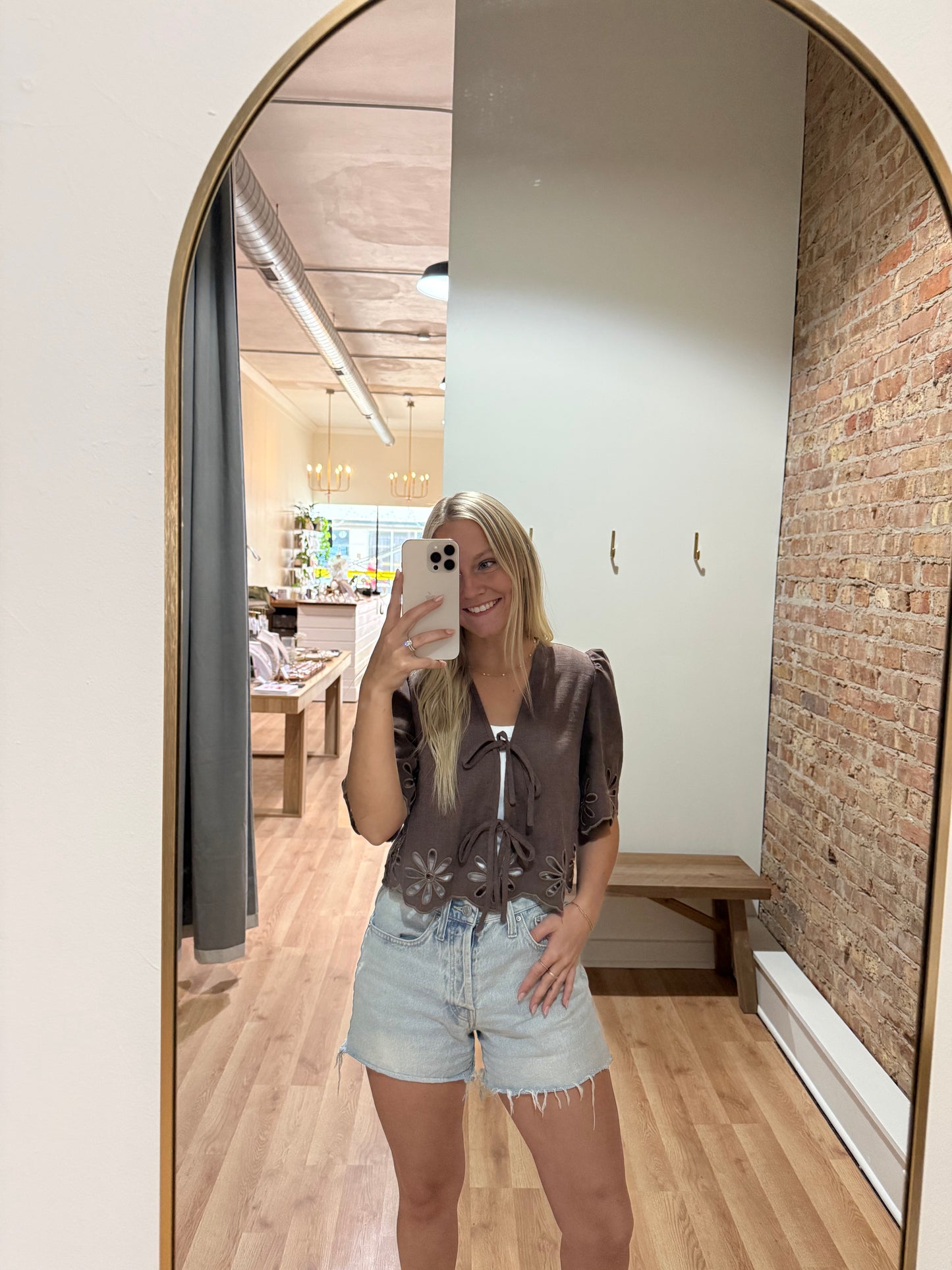 Bloom Tie Top