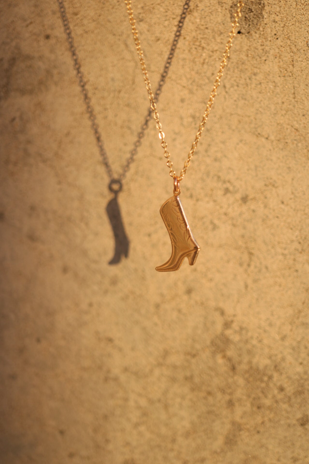 Cowboy Boot Necklace
