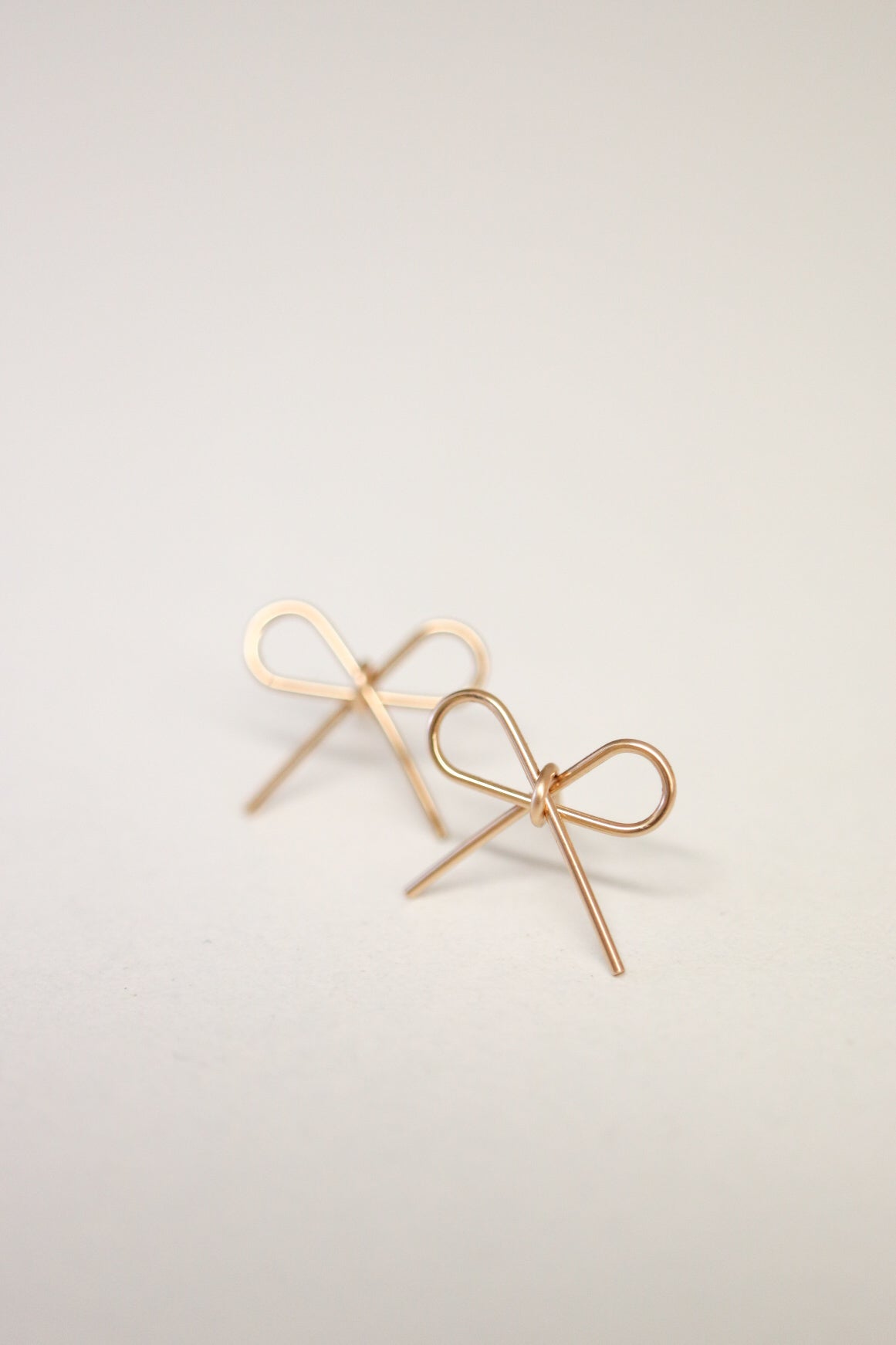Minimalist Bow Earrings