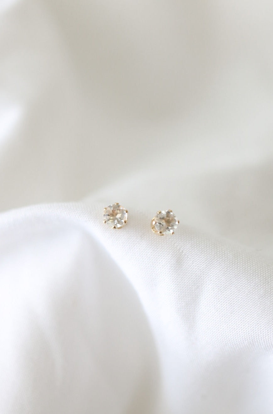 Topaz Stud Earrings