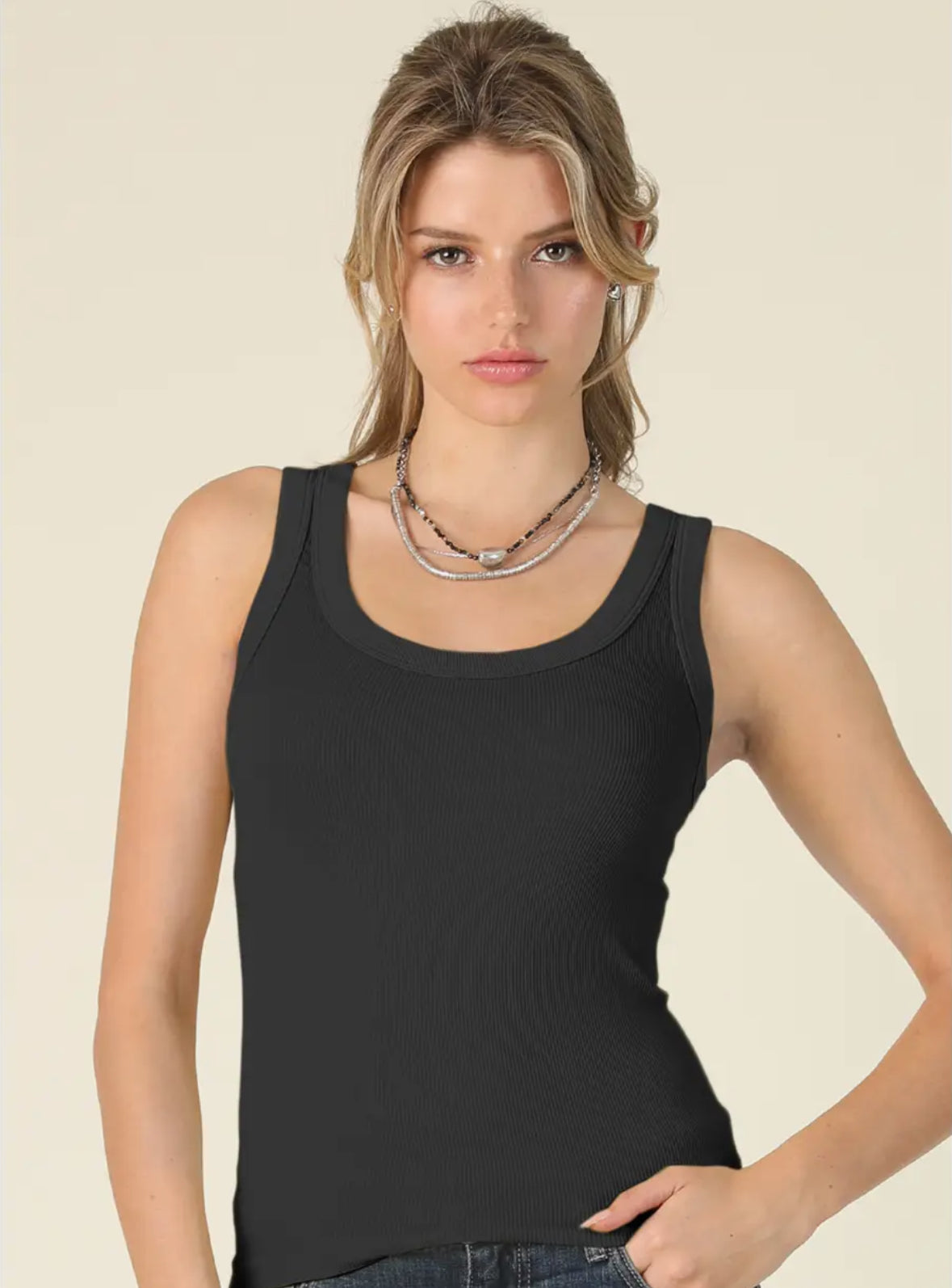 Reversible Tank: Black