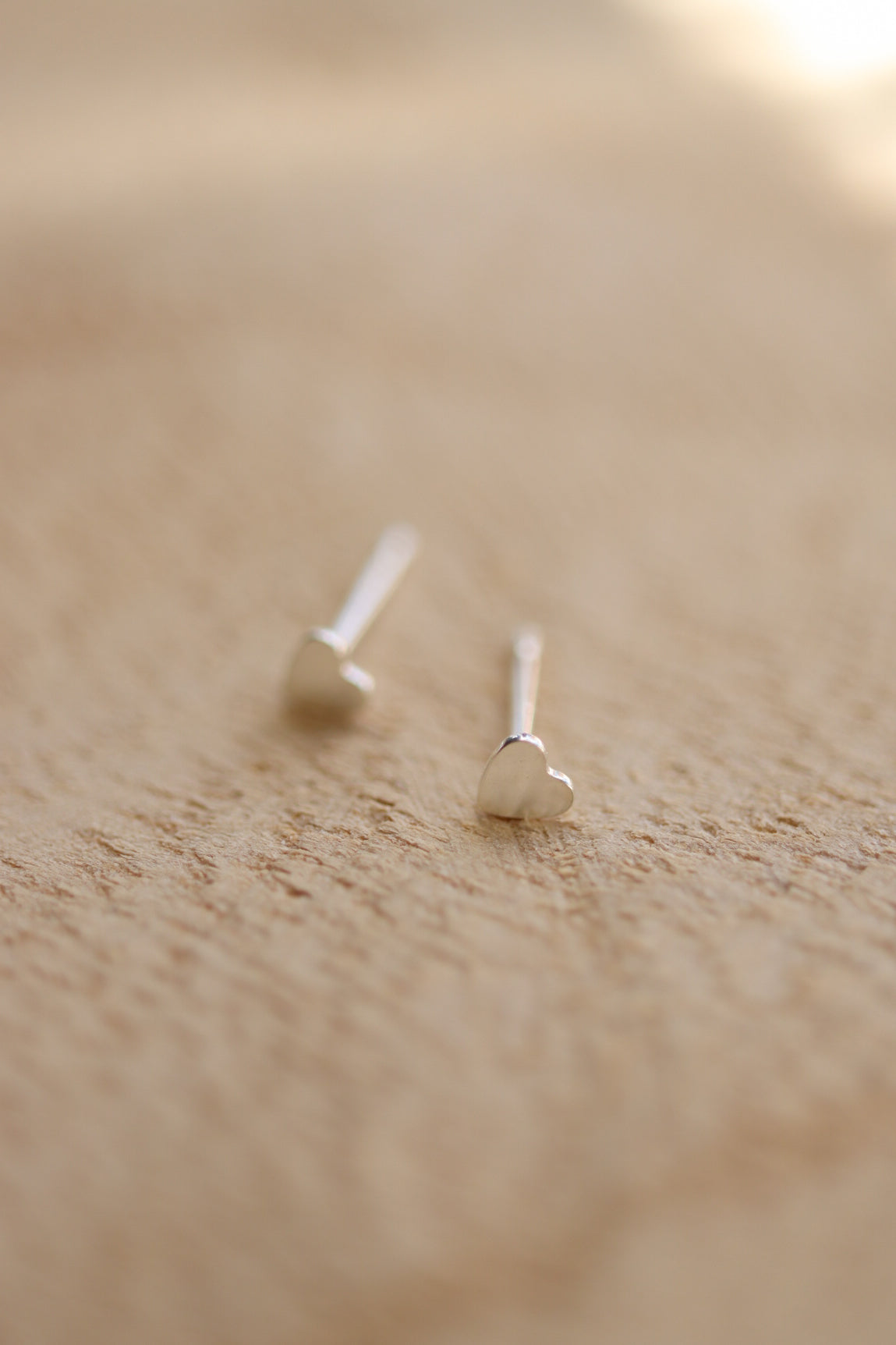 Tiny Heart Studs