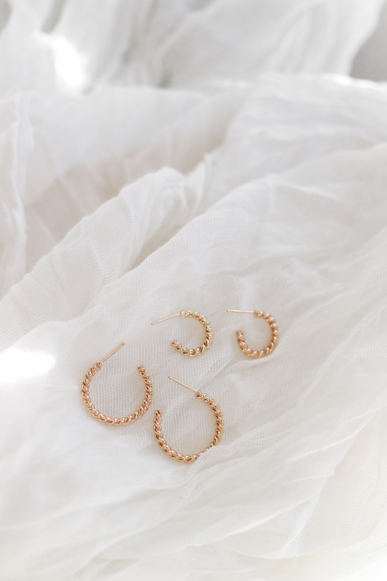 Thick Twisted Hoops