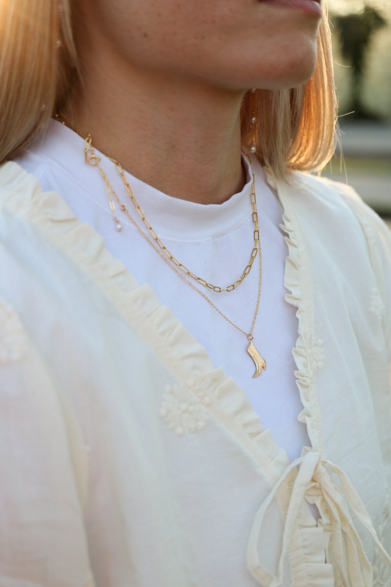 Cowboy Boot Necklace