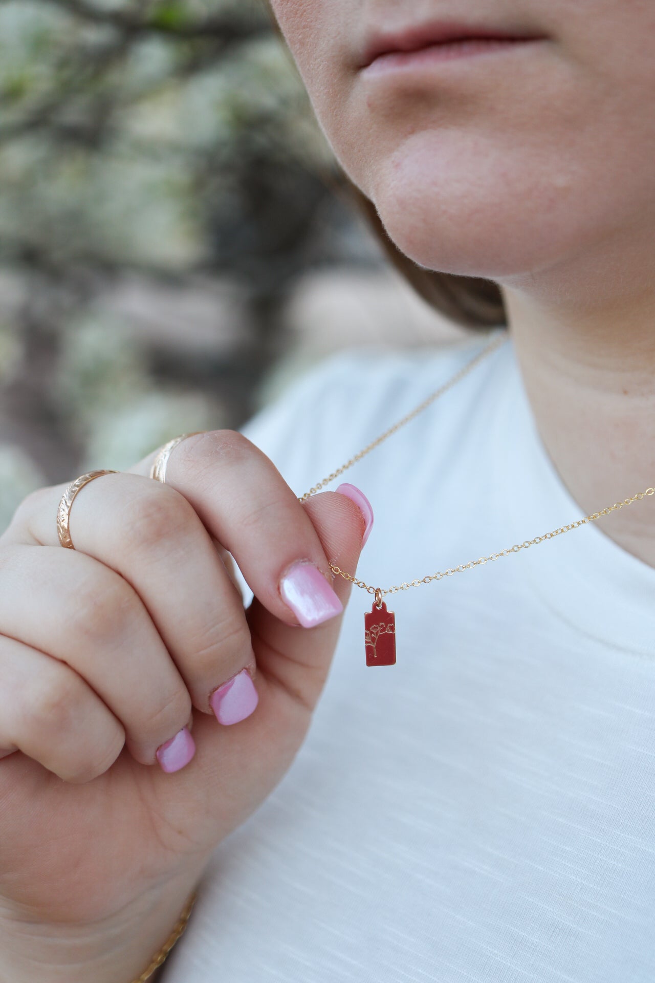 Birth Flower Necklace
