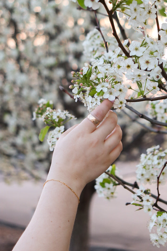 Chunky Floral Ring