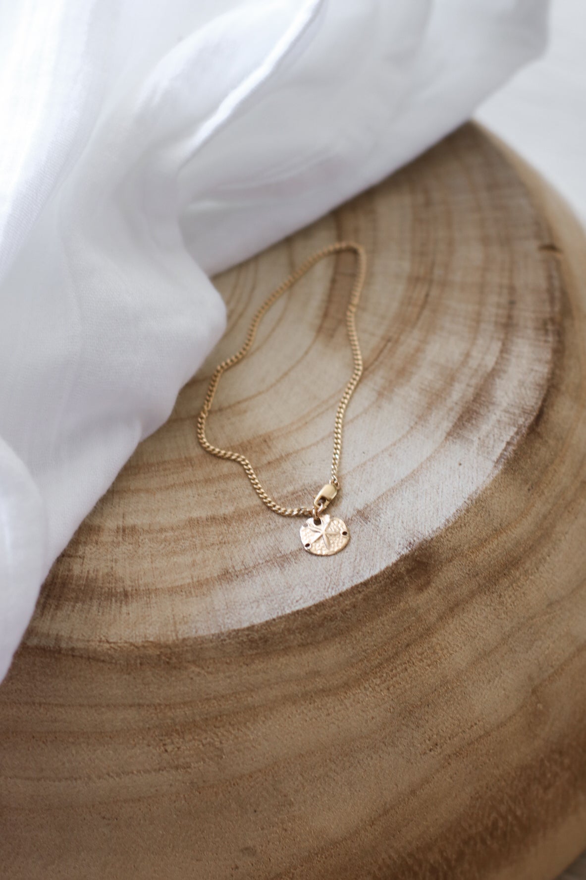 Sand Dollar Anklet