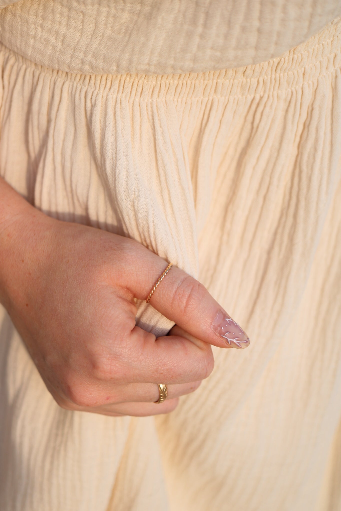Twisted Stacking Ring