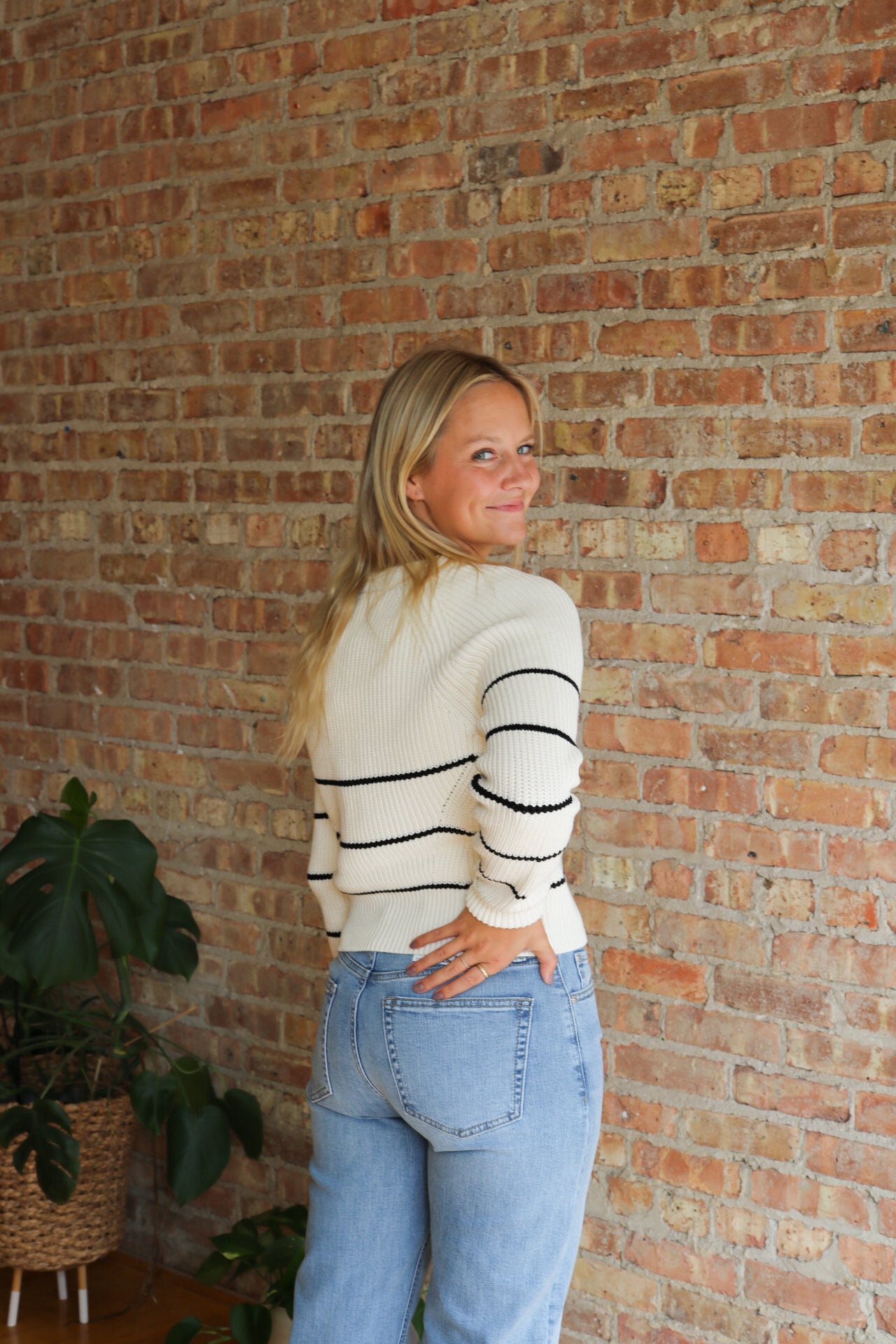 Stefi Striped Cardigan