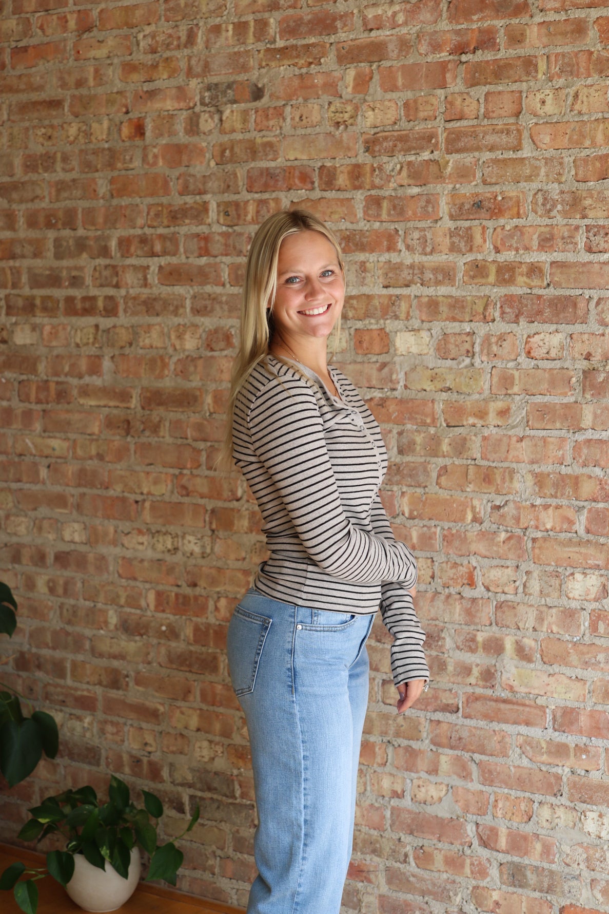 Stella Stripe Henley