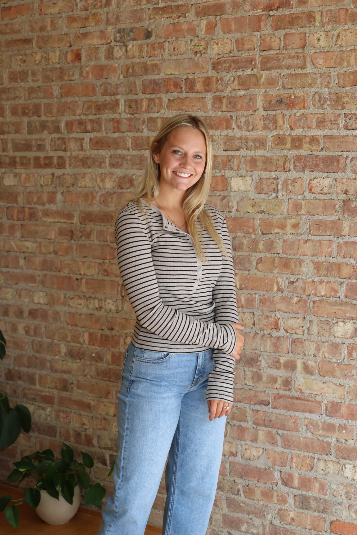 Stella Stripe Henley