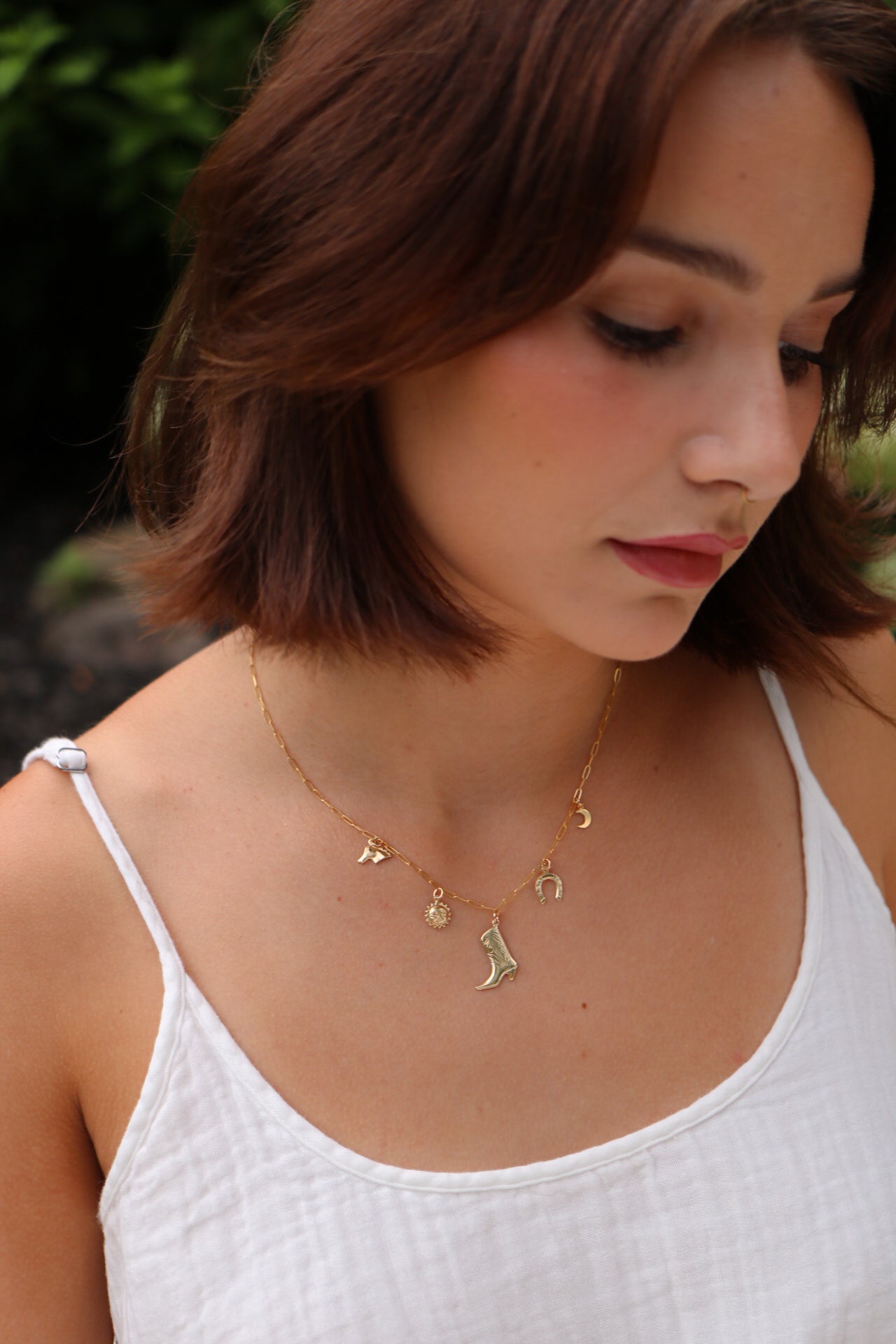 Midwest Cowgirl Charm Necklace