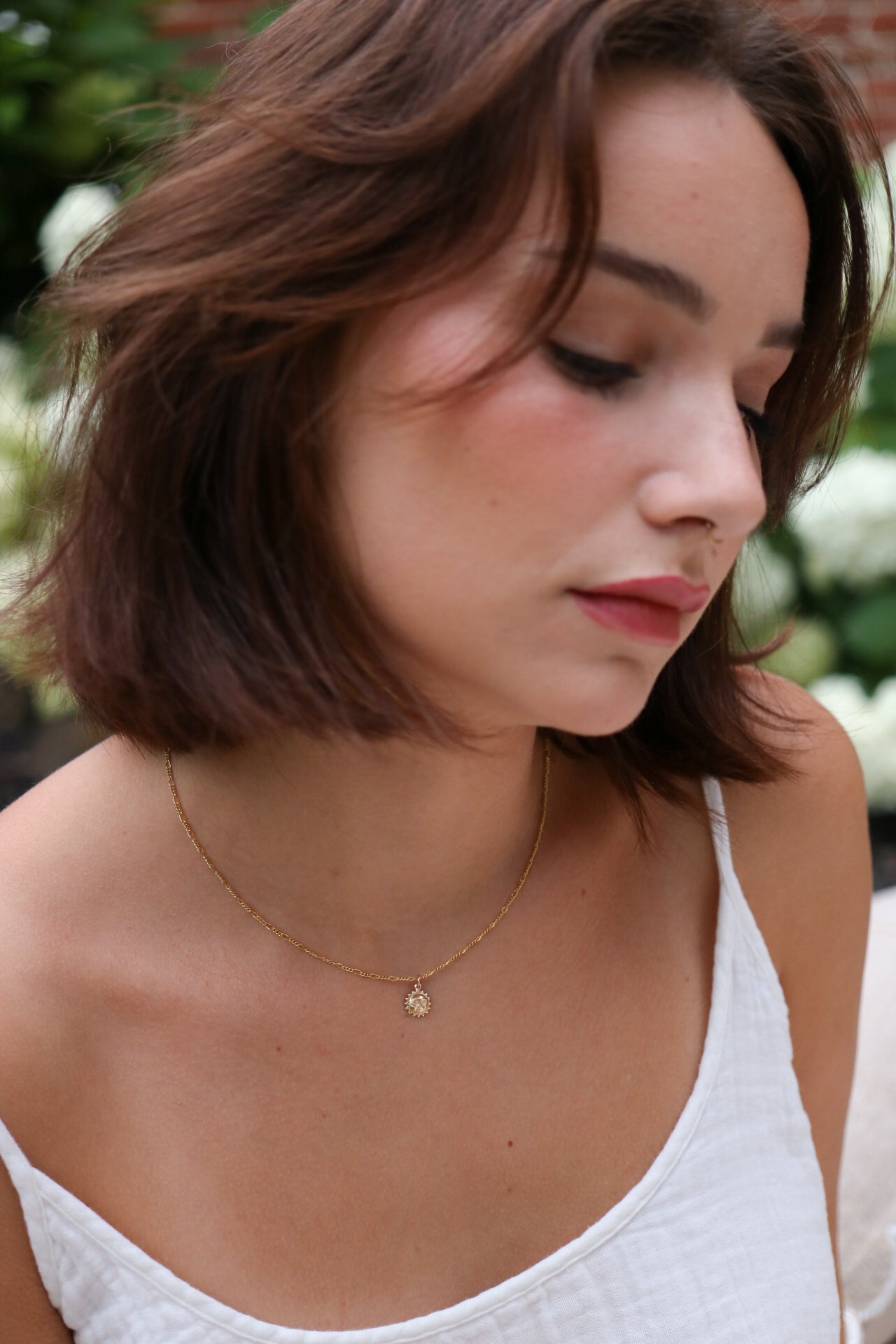 Sun Charm Necklace