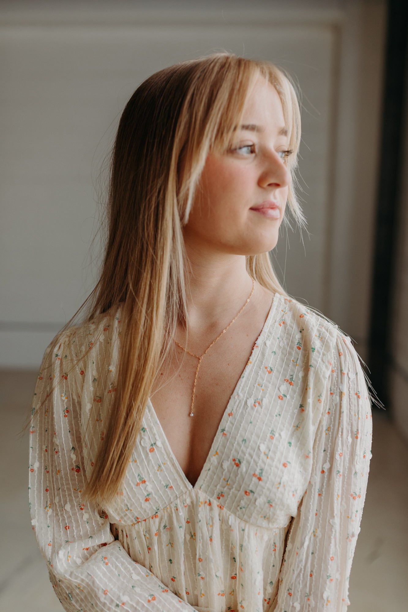 Pearl Lariat Necklace