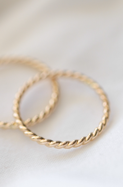 Twisted Stacking Ring