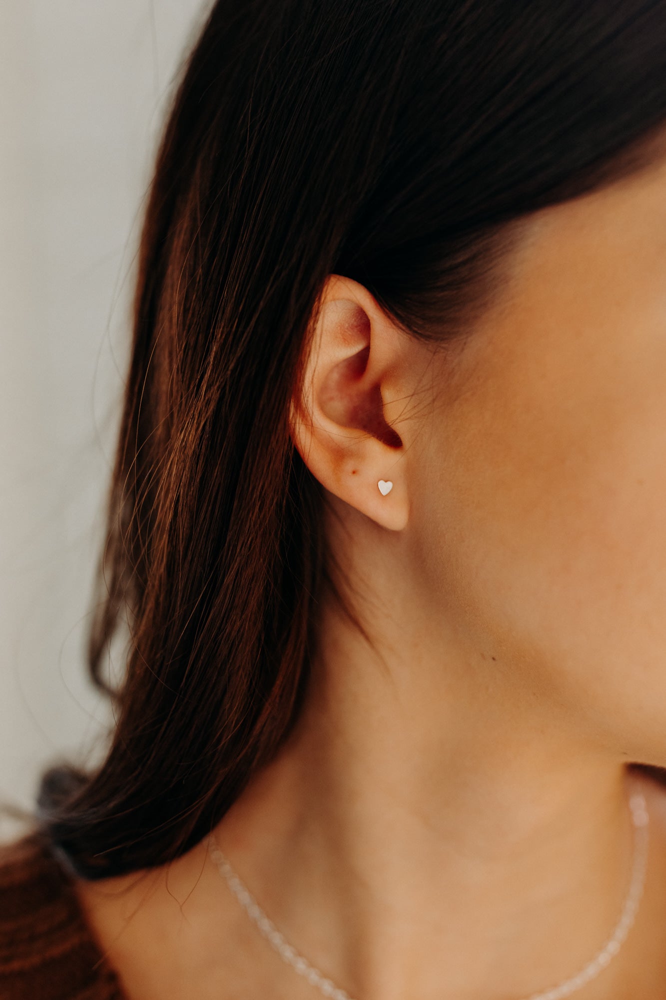 Tiny Heart Studs