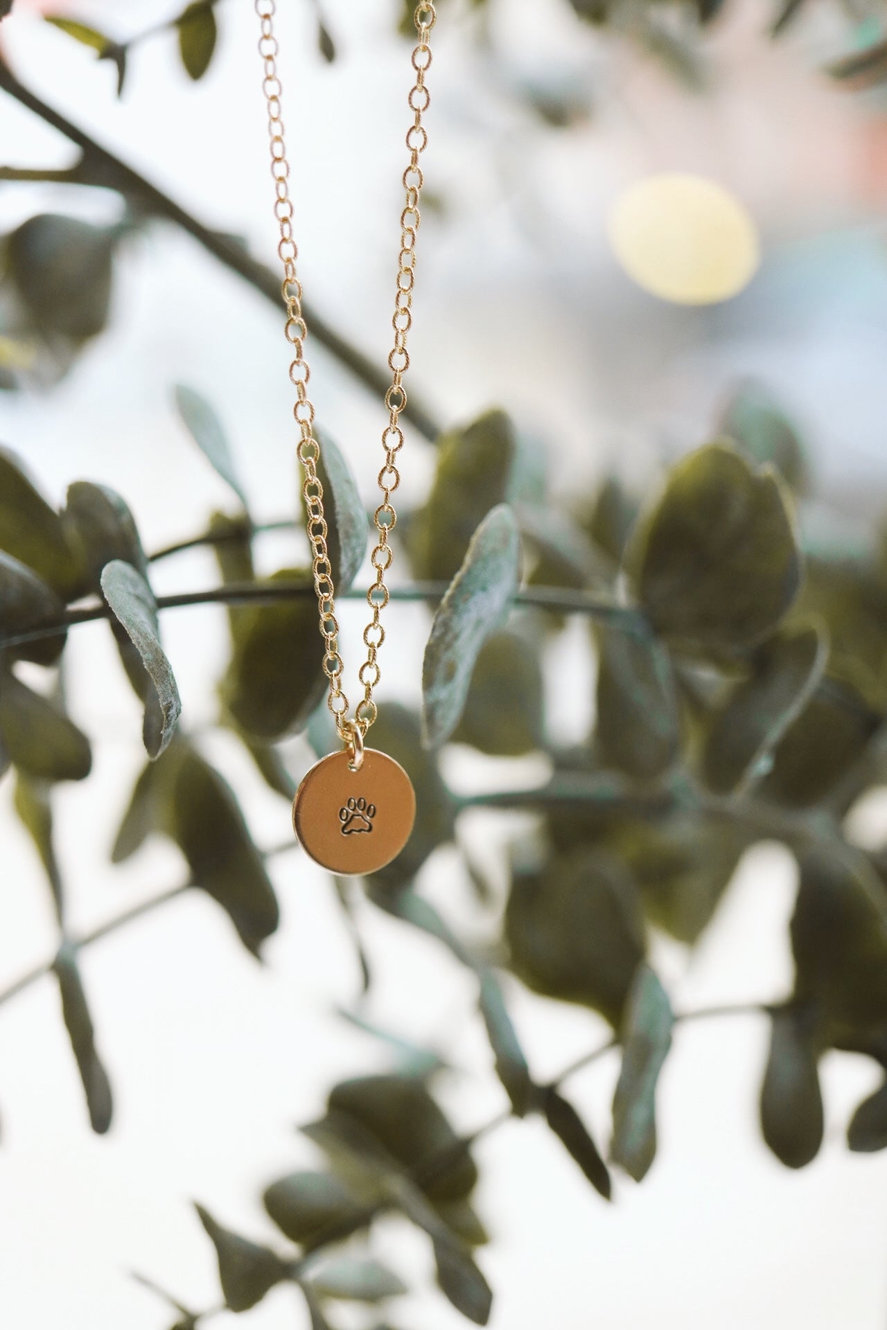 Paw Print Necklace