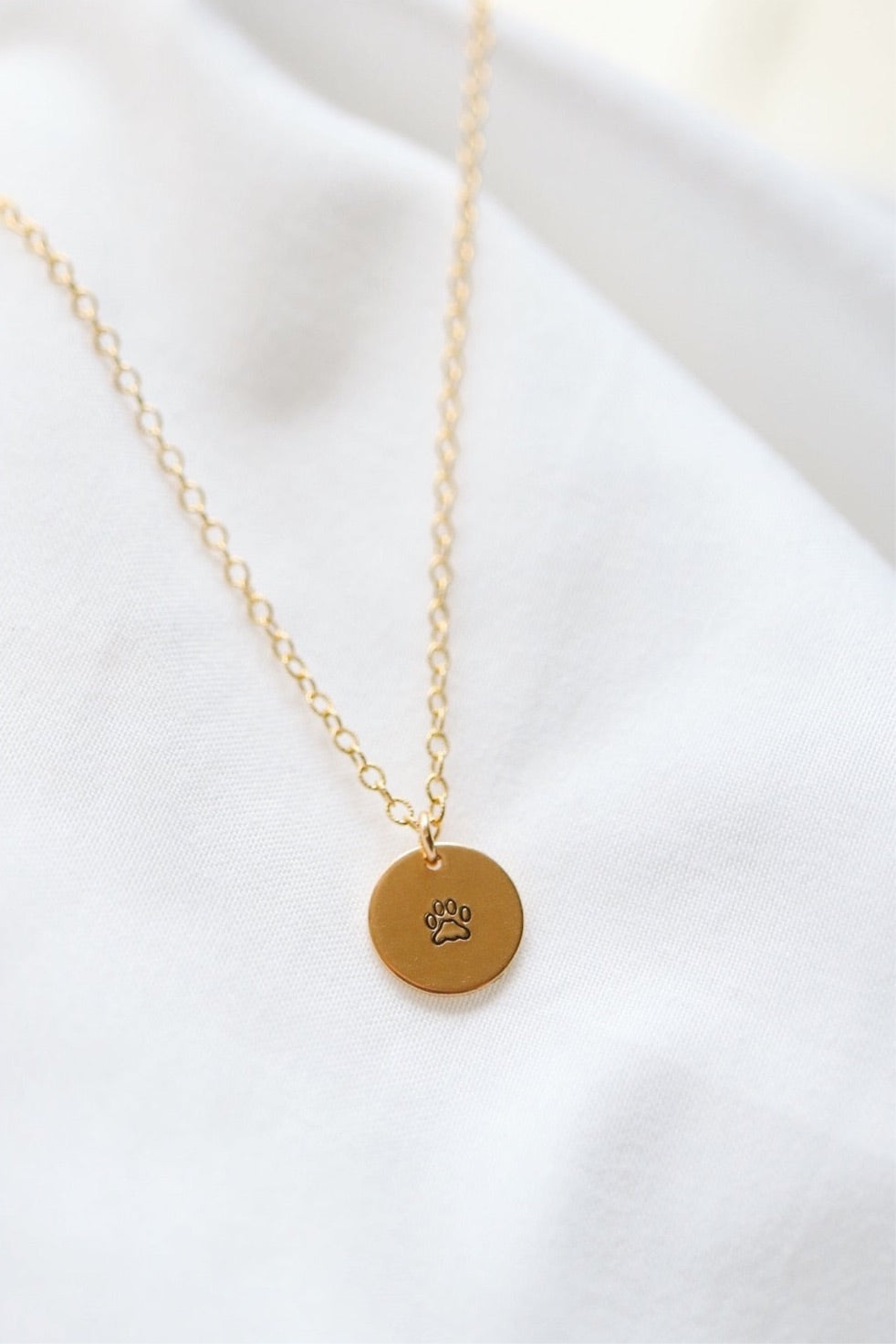 Paw Print Necklace