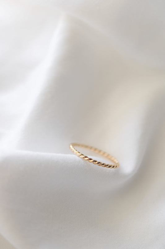 Twisted Stacking Ring