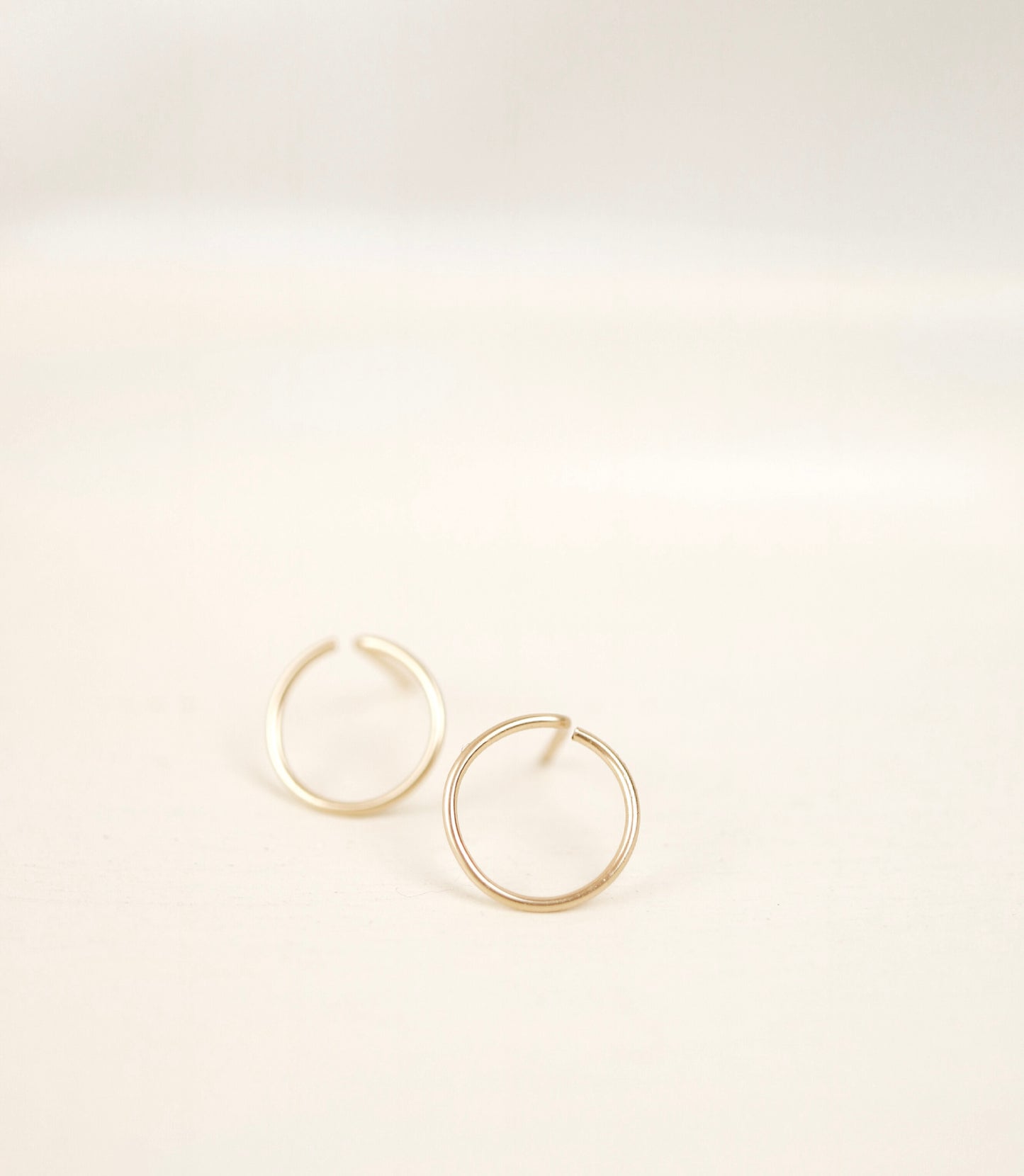 Minimalist Wire Hoops
