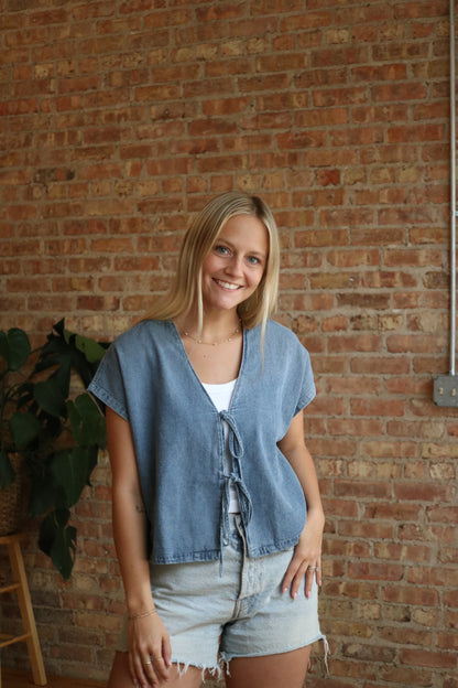 Market Denim Top