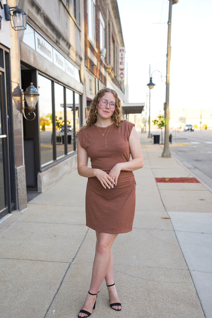 Camino Textured Mini Dress
