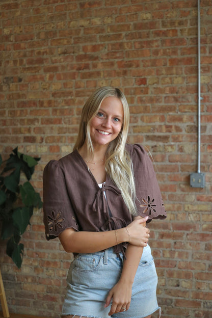 Bloom Tie Top