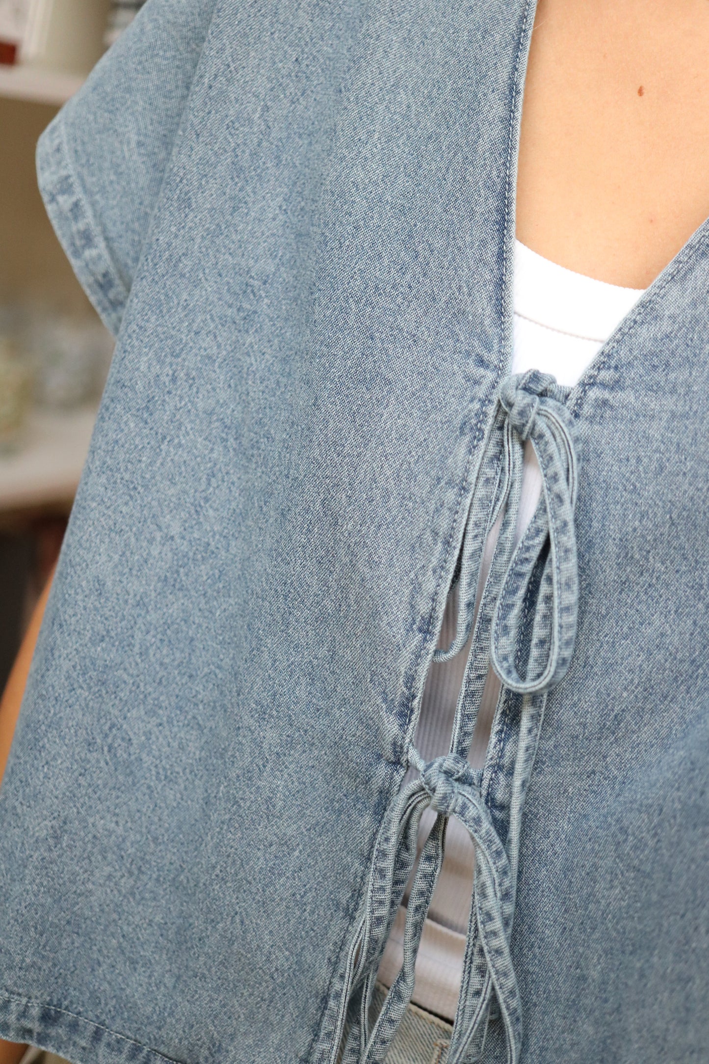 Market Denim Top
